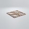 Ekena Millwork Medium Fleetwood Decorative Fretwork Wood Wall Panels, Hickory, 15 3/8"W x 15 3/8"H x 3/8"T WALW16X16X0375FLTHI - alternate 3